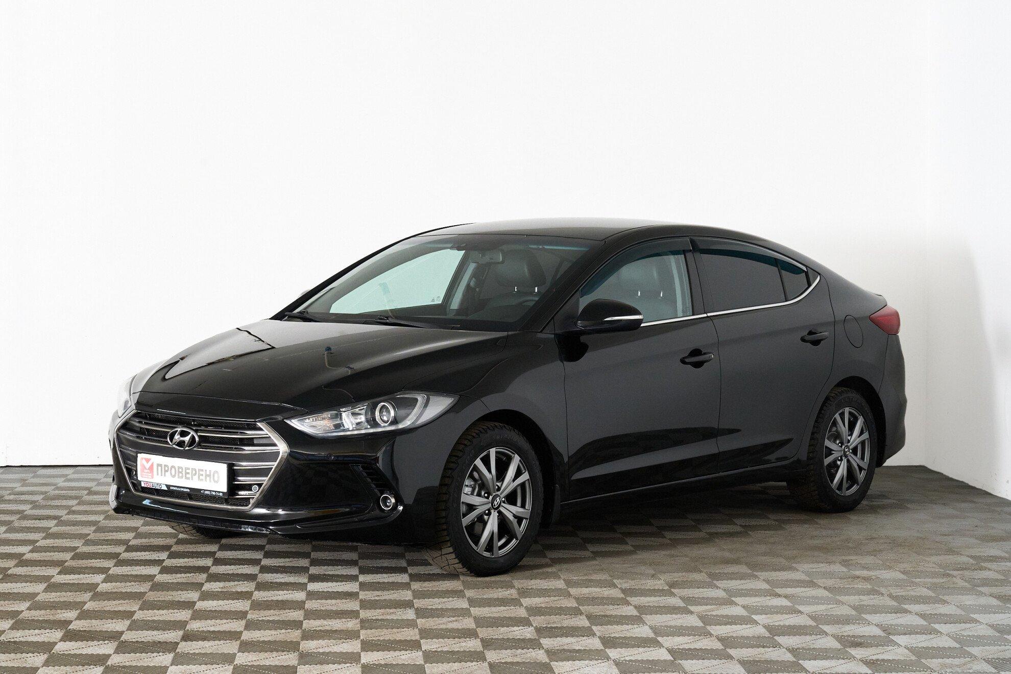 Hyundai Elantra 2016, черный