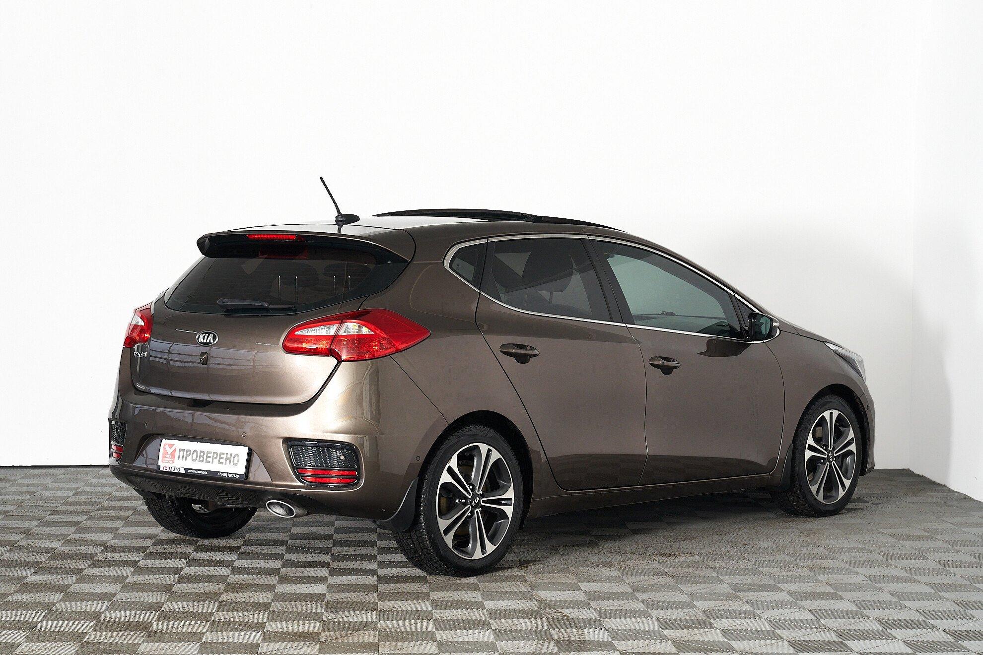 Kia Ceed 2017, коричневый