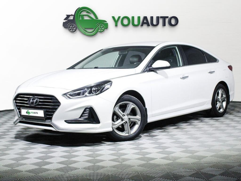 Hyundai Sonata 2018, белый