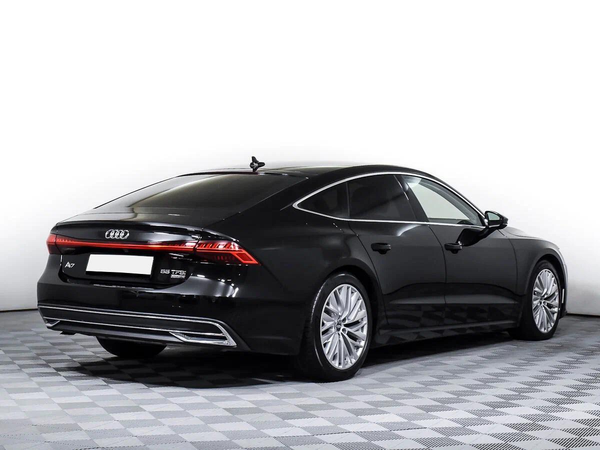 Audi A7 2020, черный