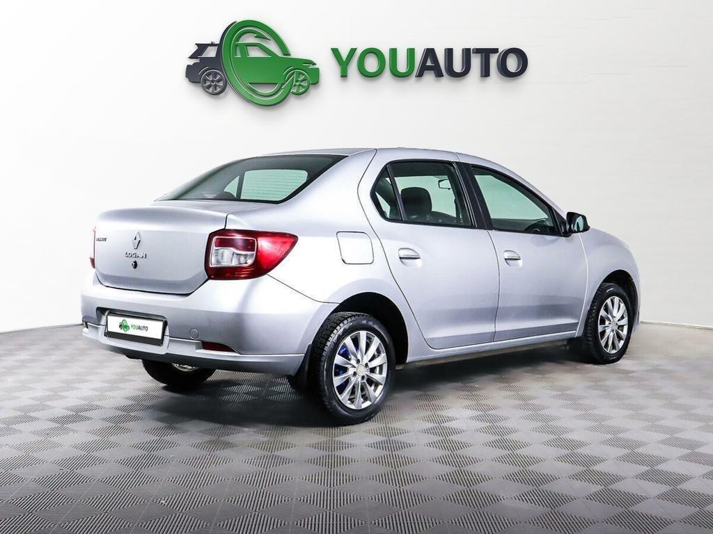 Renault Logan 2018, серебряный