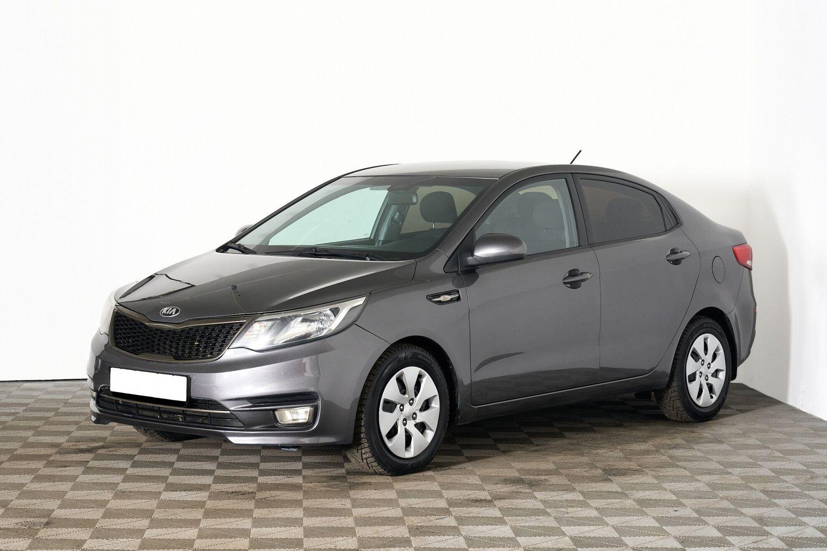 Kia Rio 2016, серый