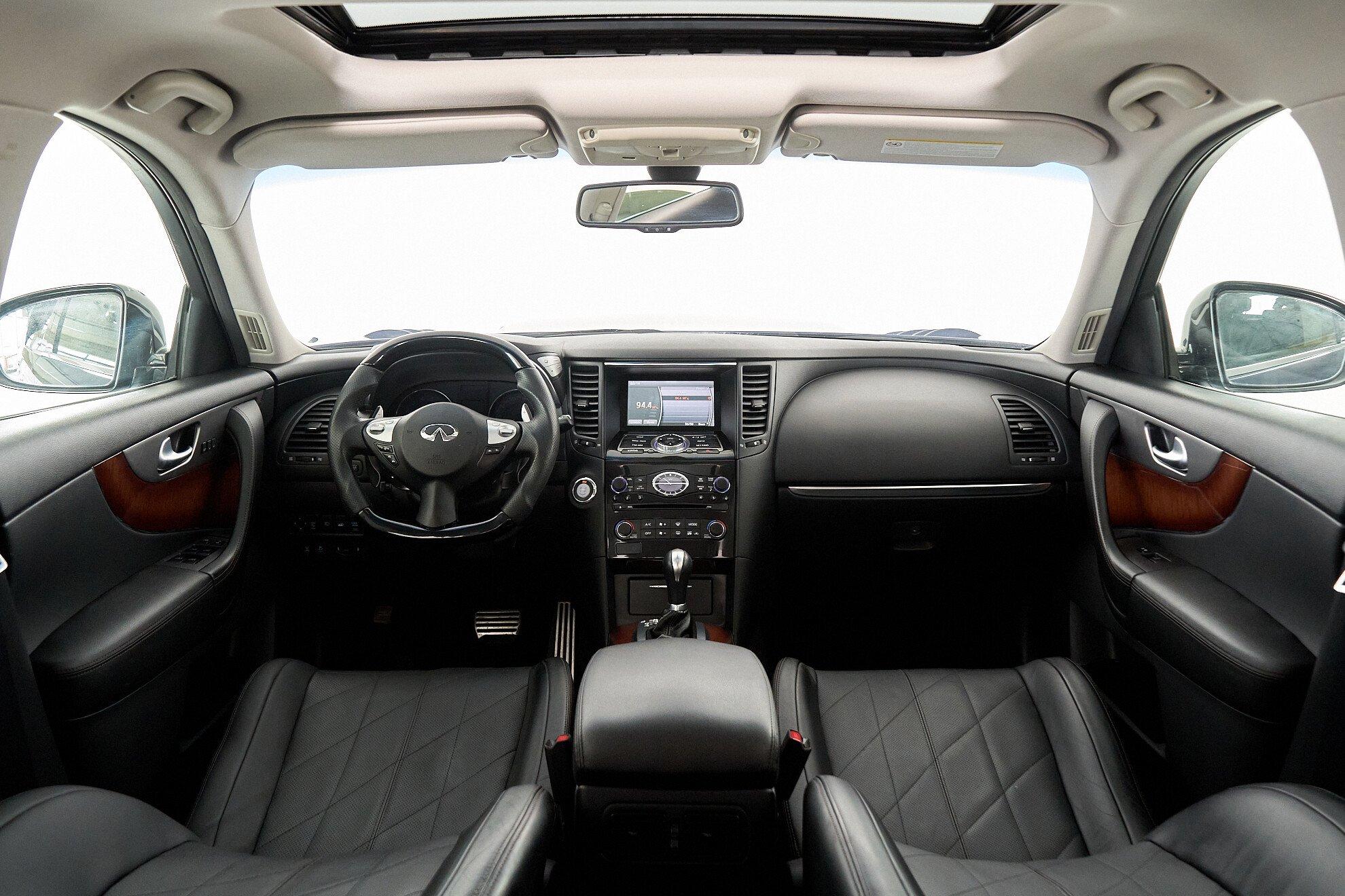 Infiniti QX70 2013, синий