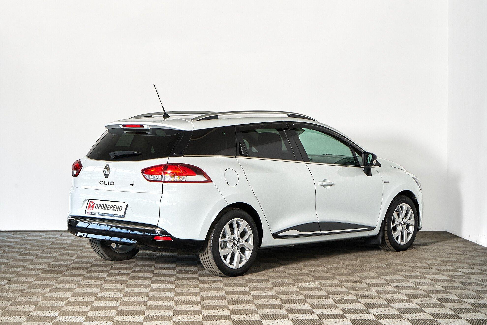 Renault Clio 2019, белый