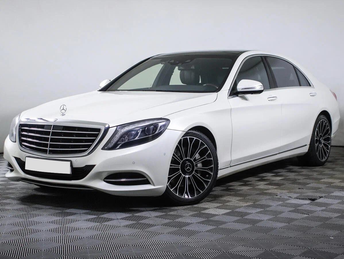 Mercedes-Benz S-Класс 2015, белый