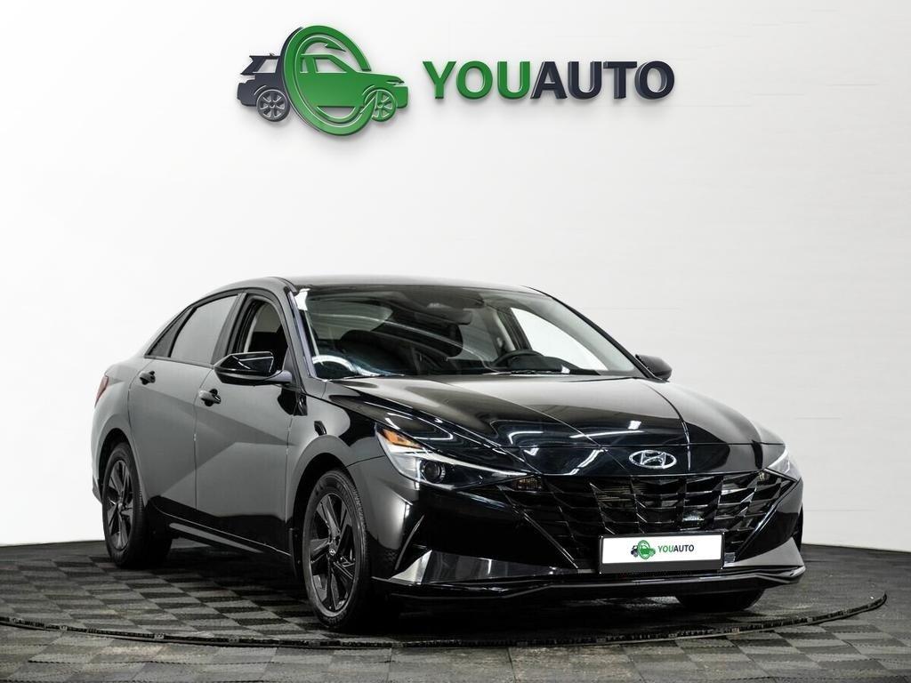 Hyundai Elantra 2022, черный