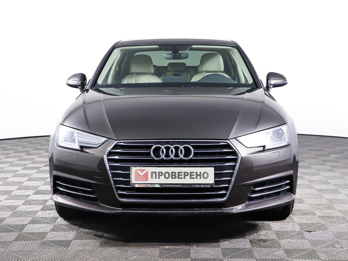 Audi A4 2018, коричневый