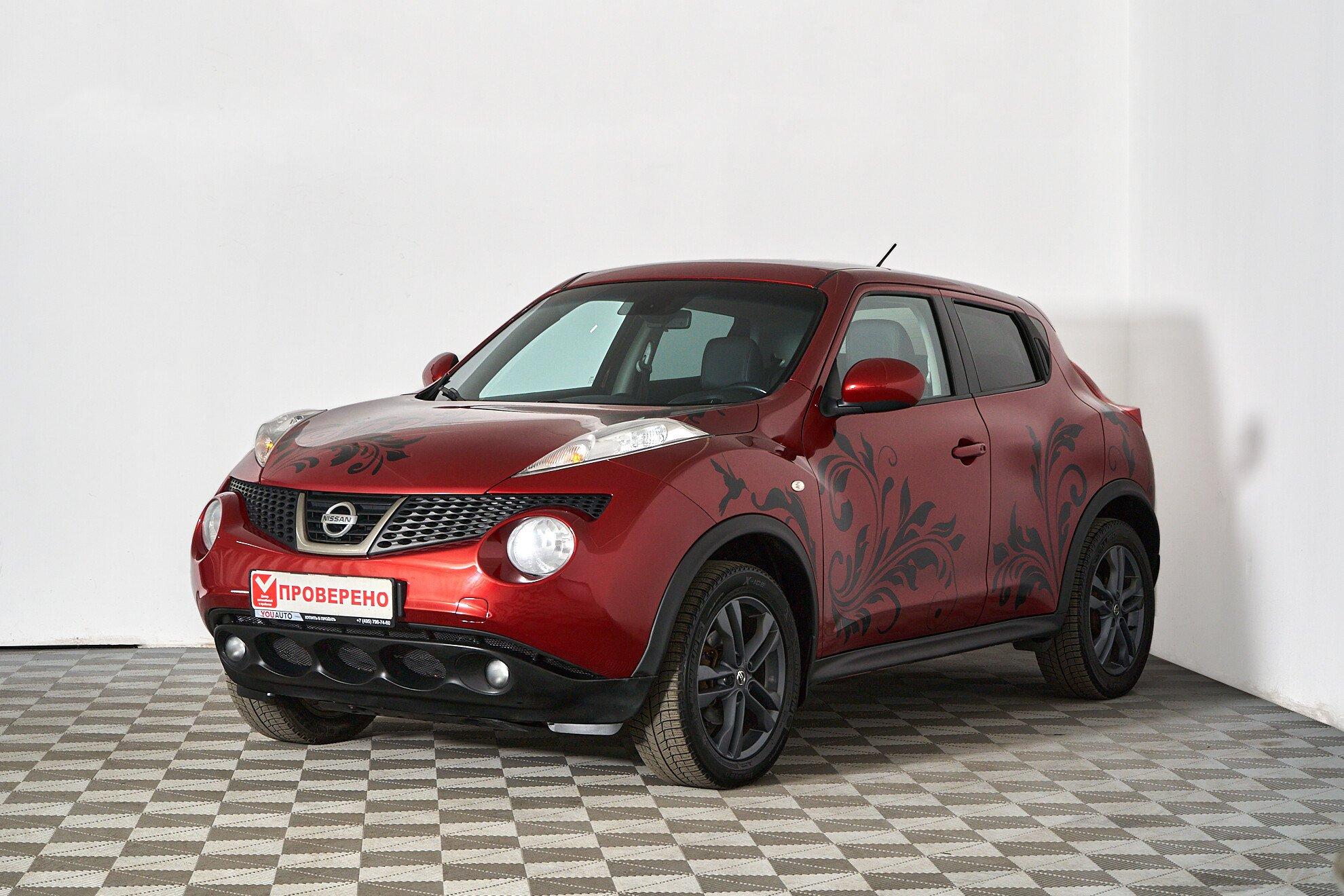 Nissan Juke 2014, красный