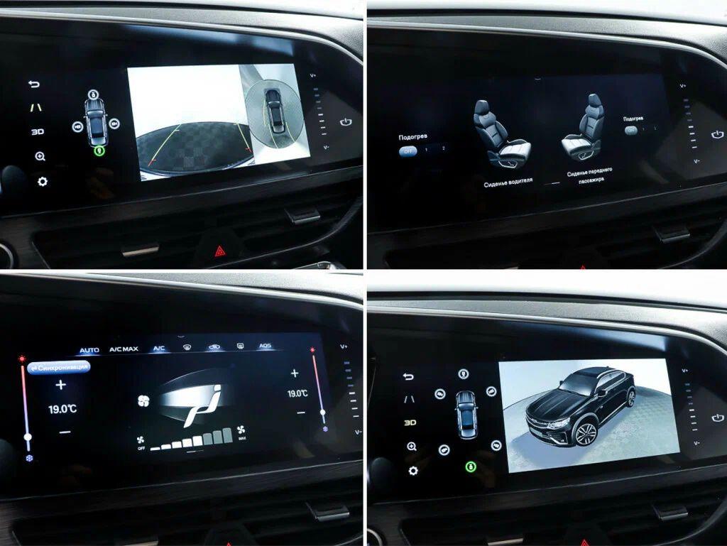 Geely Tugella 2021, черный
