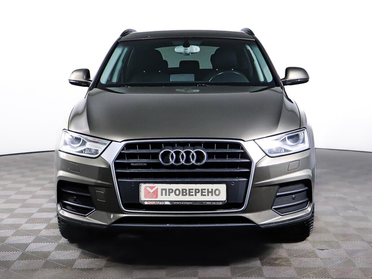 Audi Q3 2017, серебряный