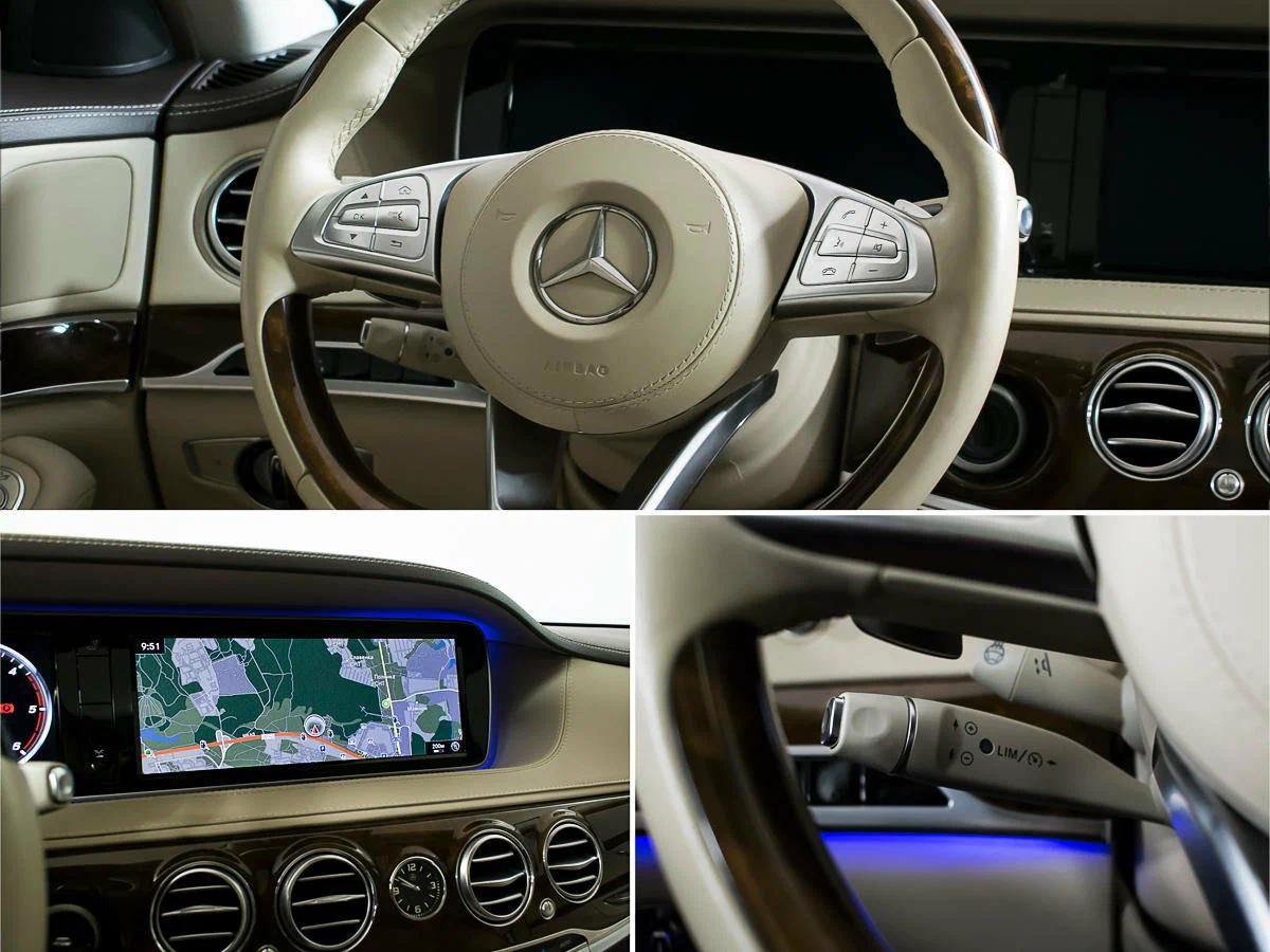 Mercedes-Benz S-Класс 2015, белый