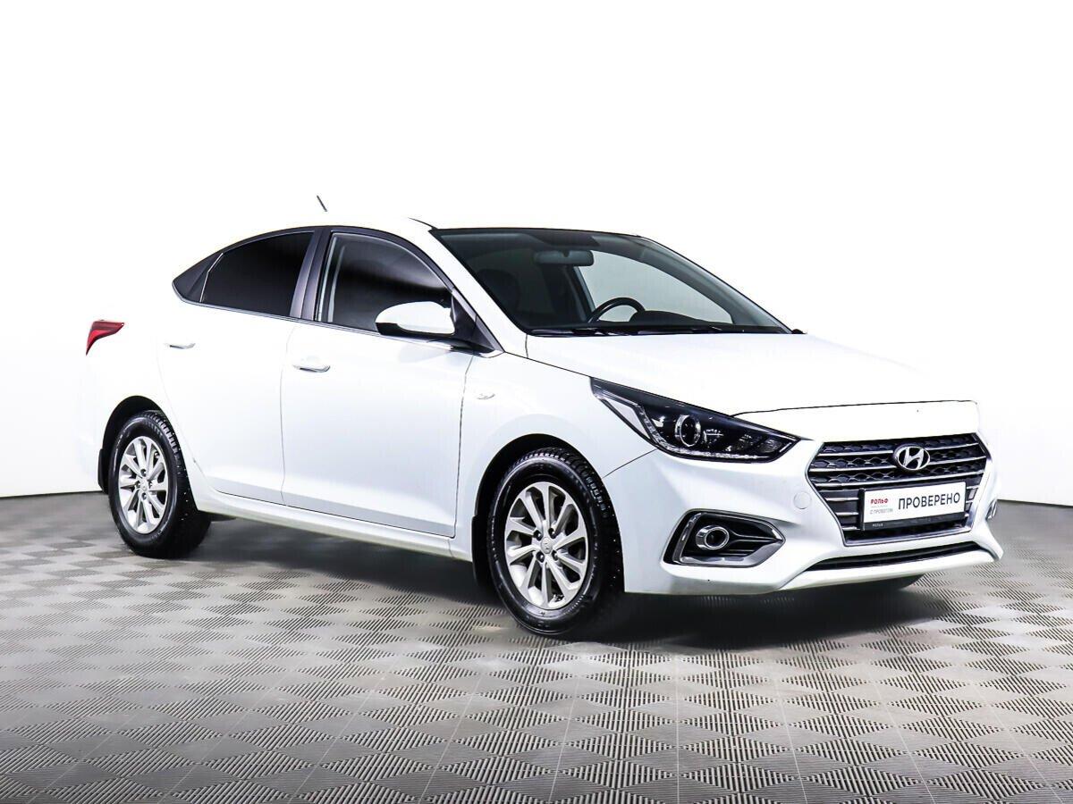Hyundai Solaris 2020, белый