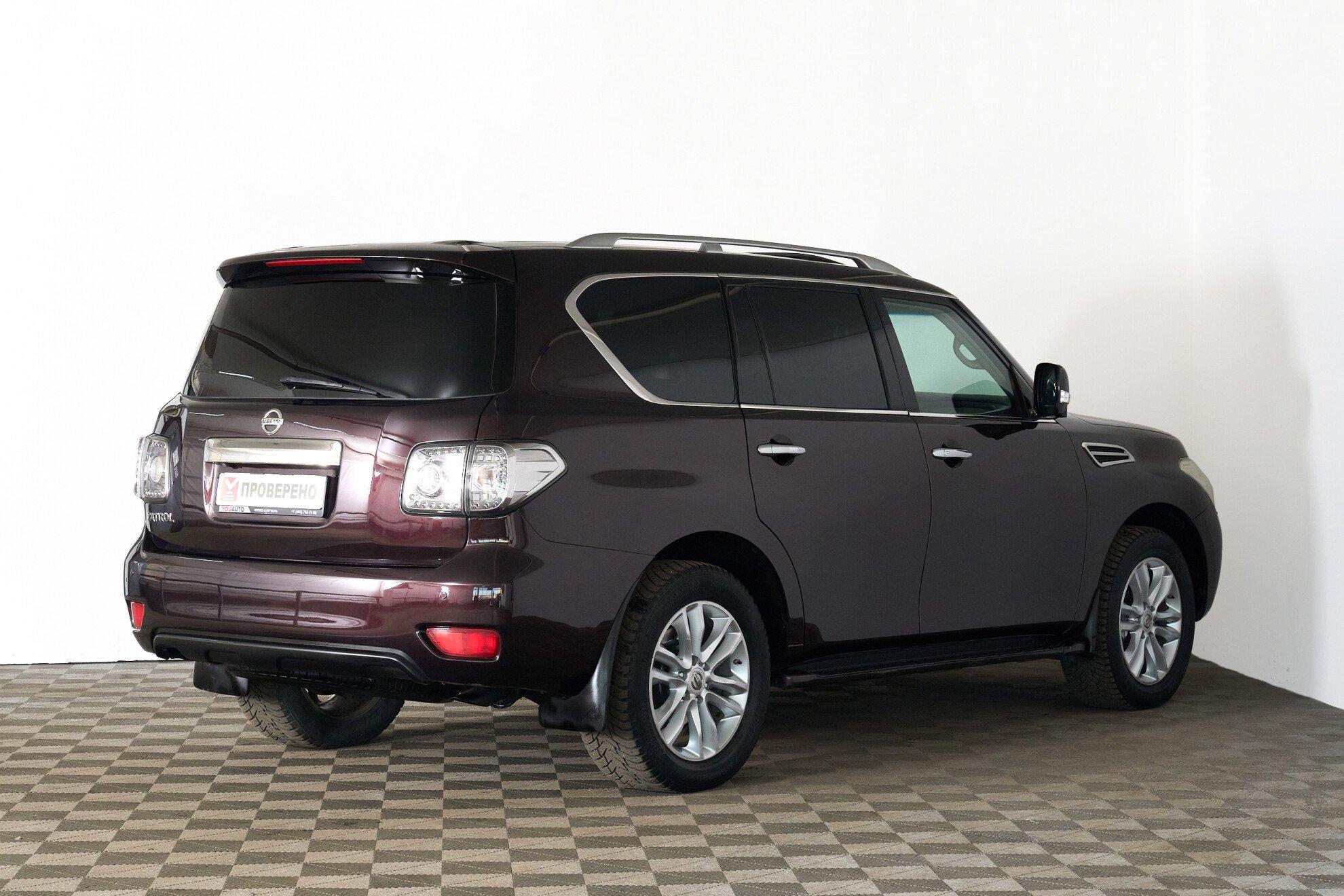 Nissan Patrol 2012, фиолетовый