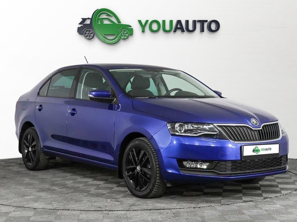 Skoda Rapid 2019, синий