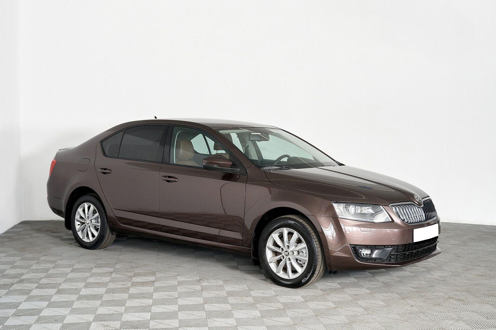 Skoda Octavia 2016, коричневый