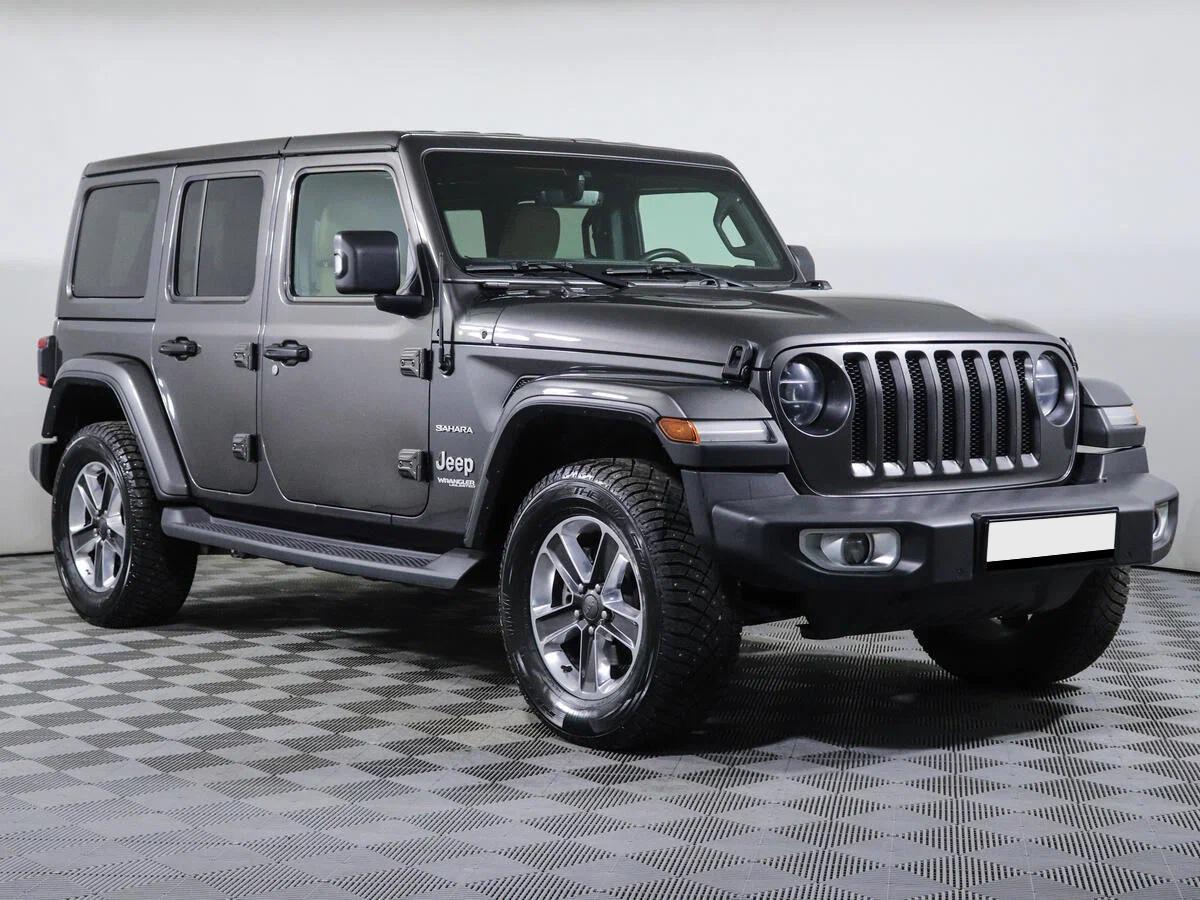 Jeep Wrangler 2021, серый