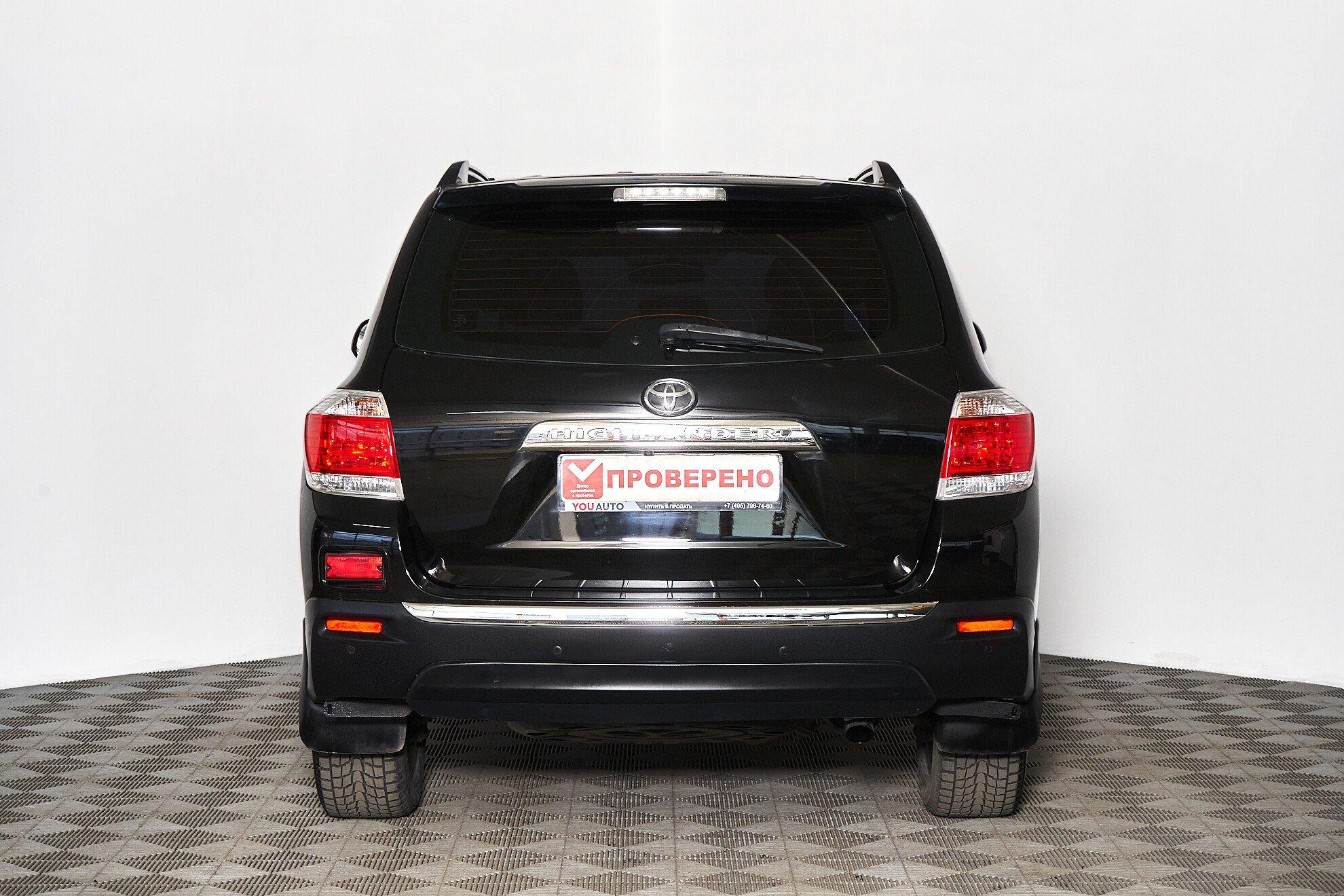 Toyota Highlander 2011, черный
