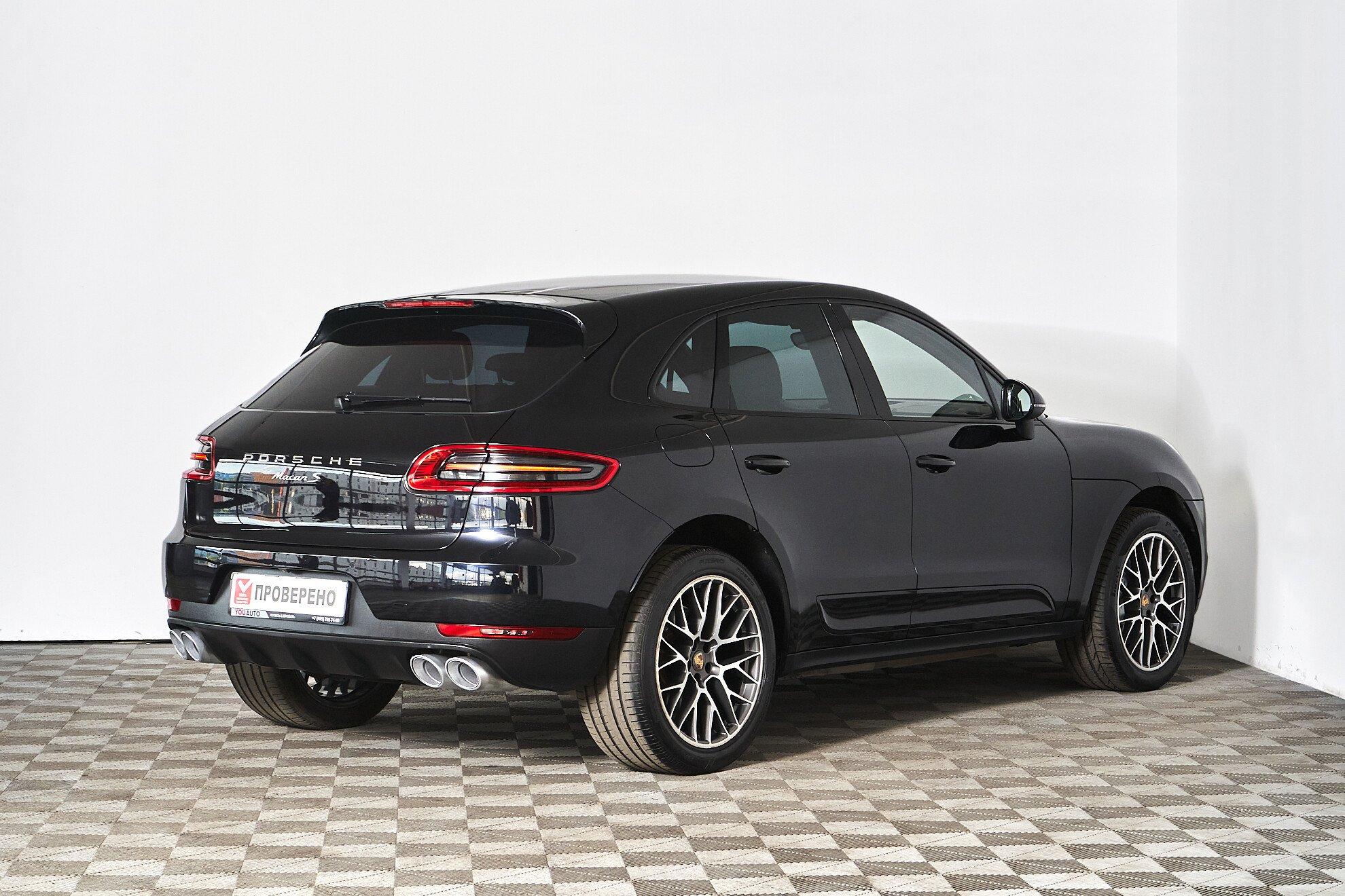 Porsche Macan 2014, черный