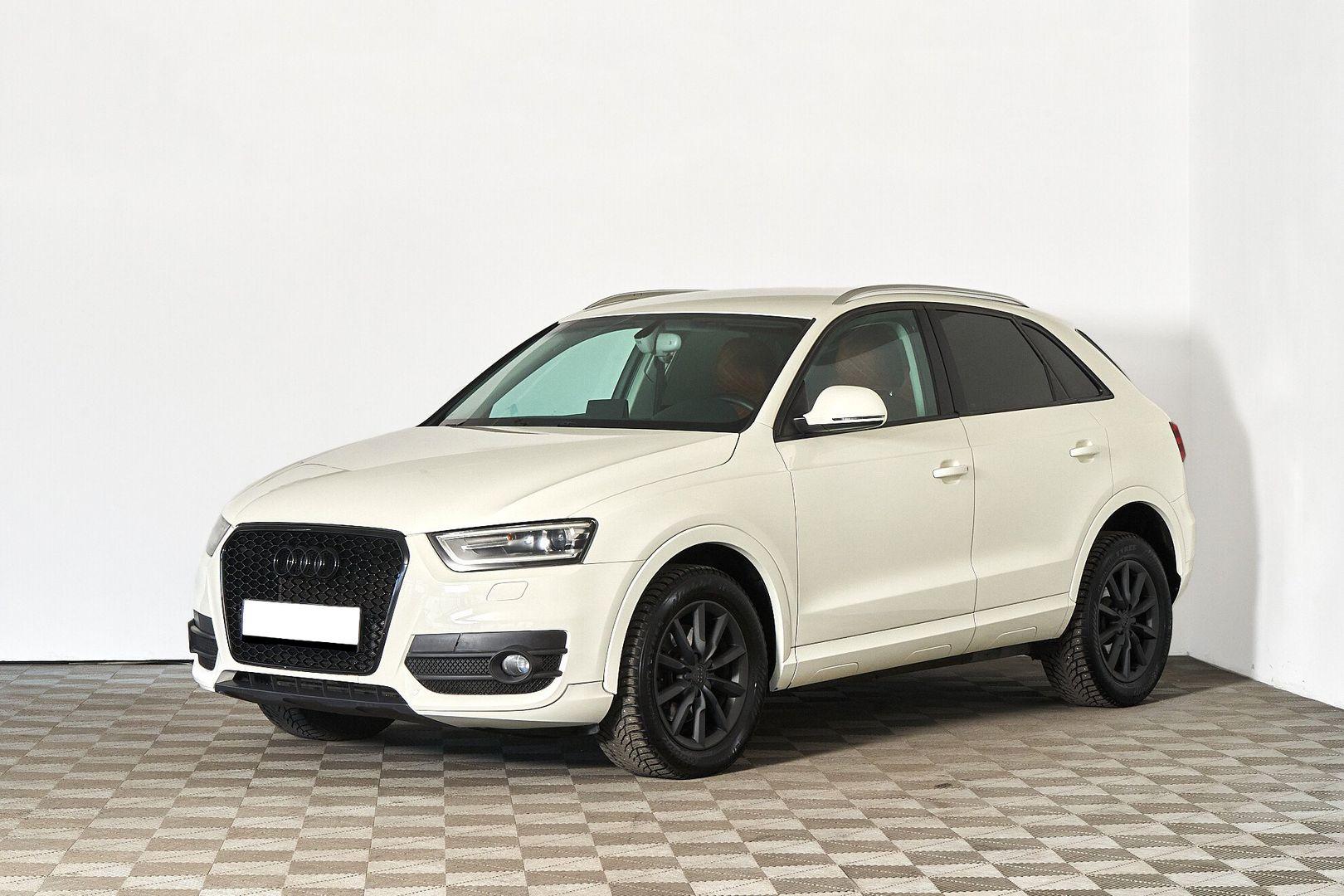 Audi Q3 2014, белый