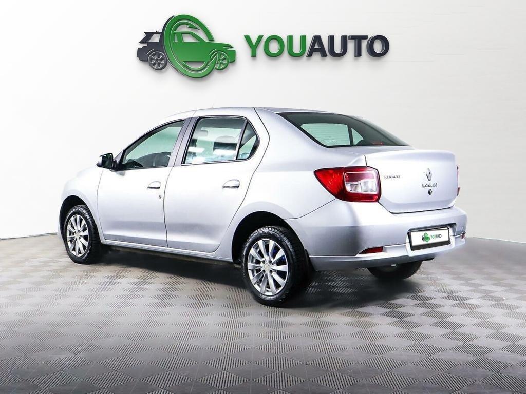 Renault Logan 2018, серебряный
