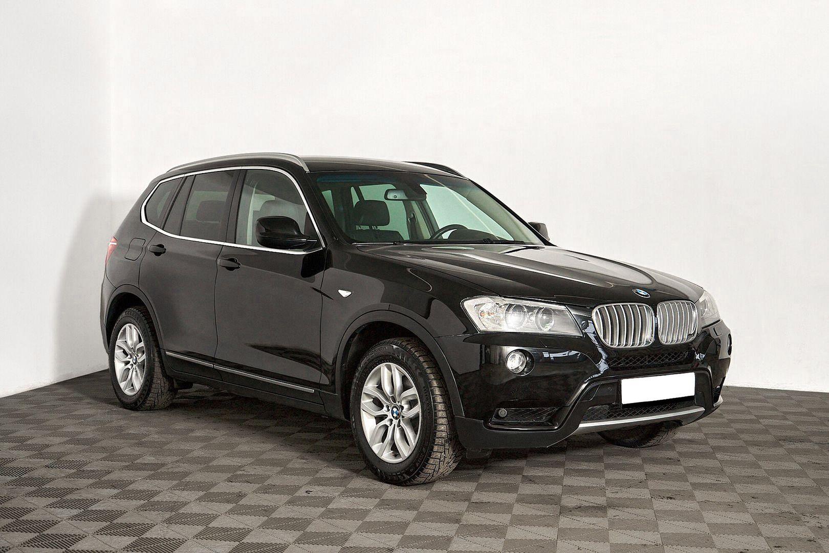 BMW X3 2013, черный