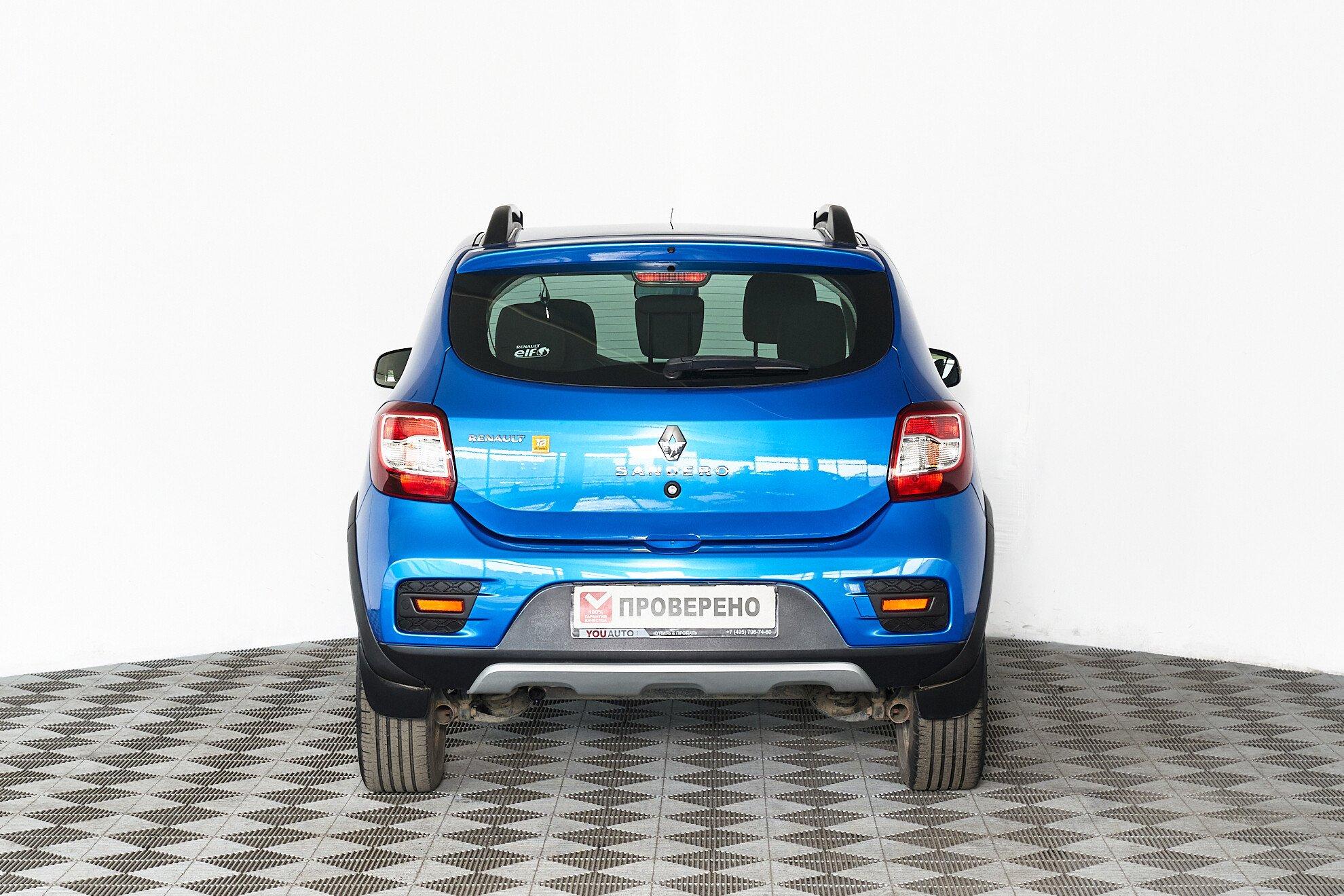 Renault Sandero 2018, синий