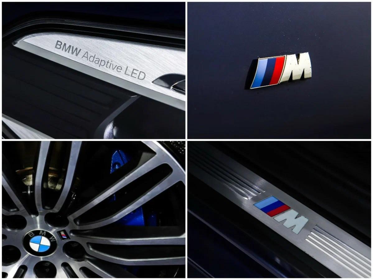 BMW 5 серии 2019, синий