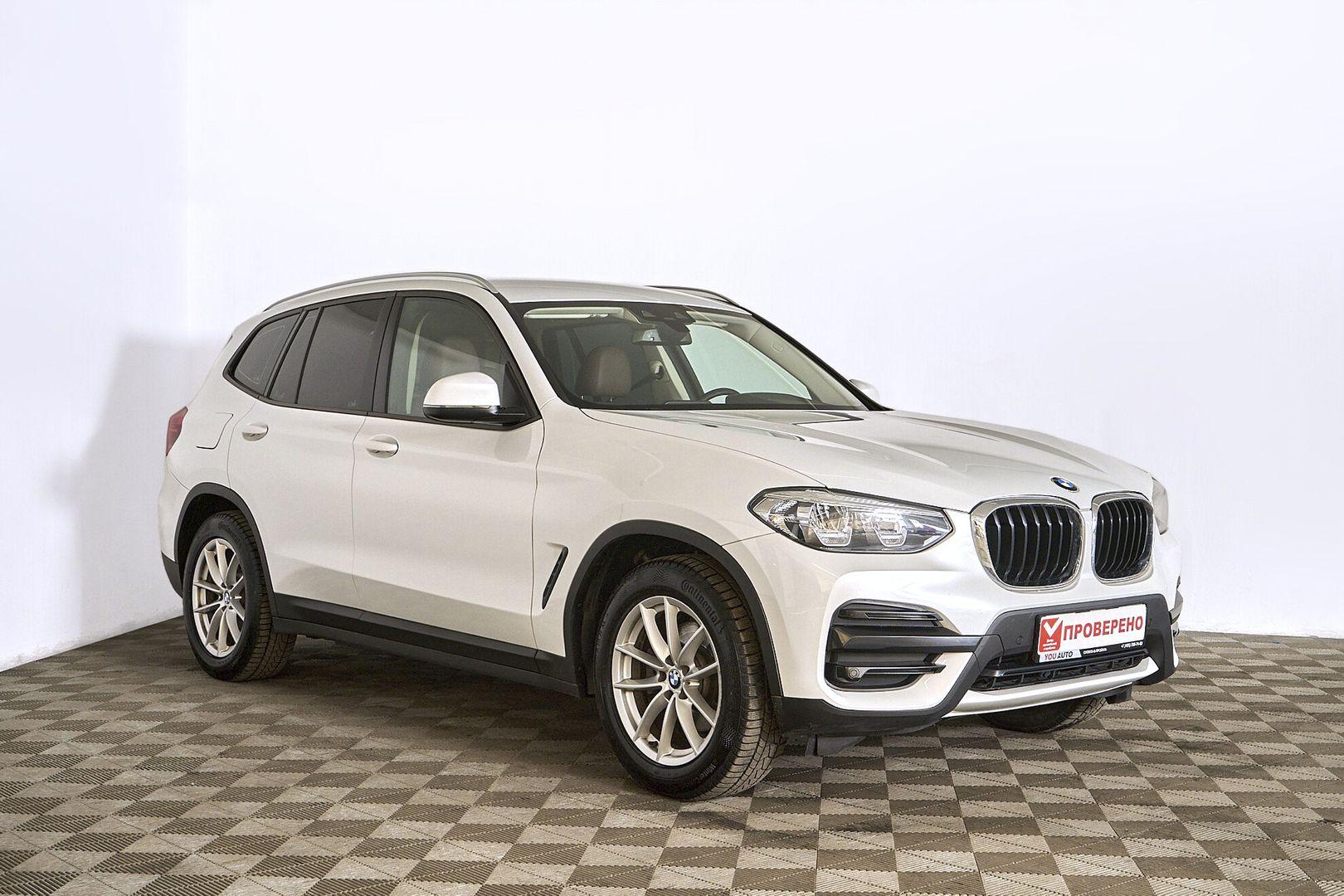 BMW X3 2020, белый