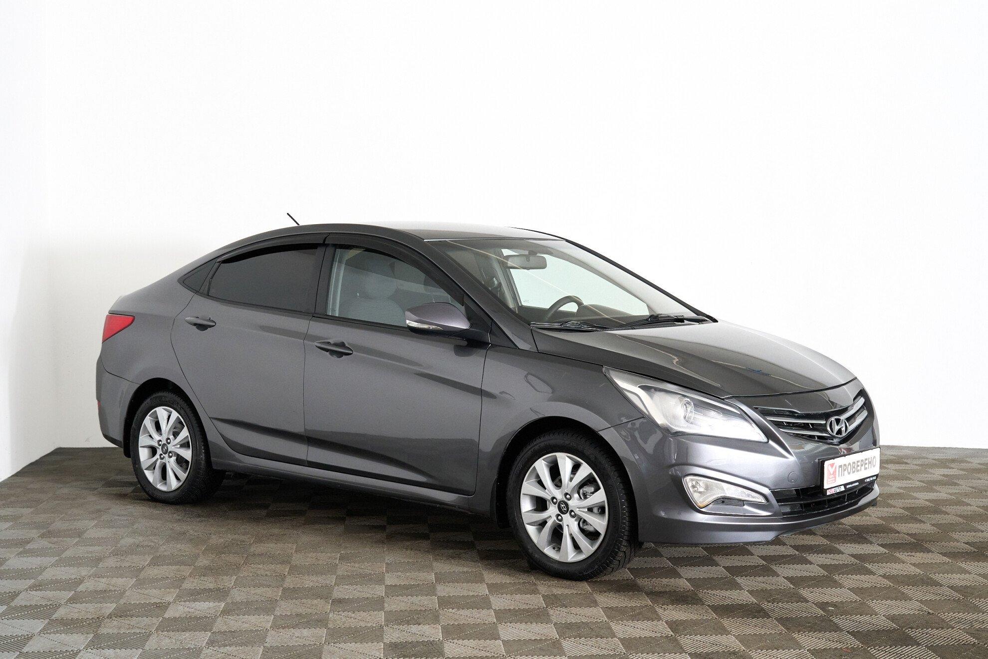 Hyundai Solaris 2016, серый