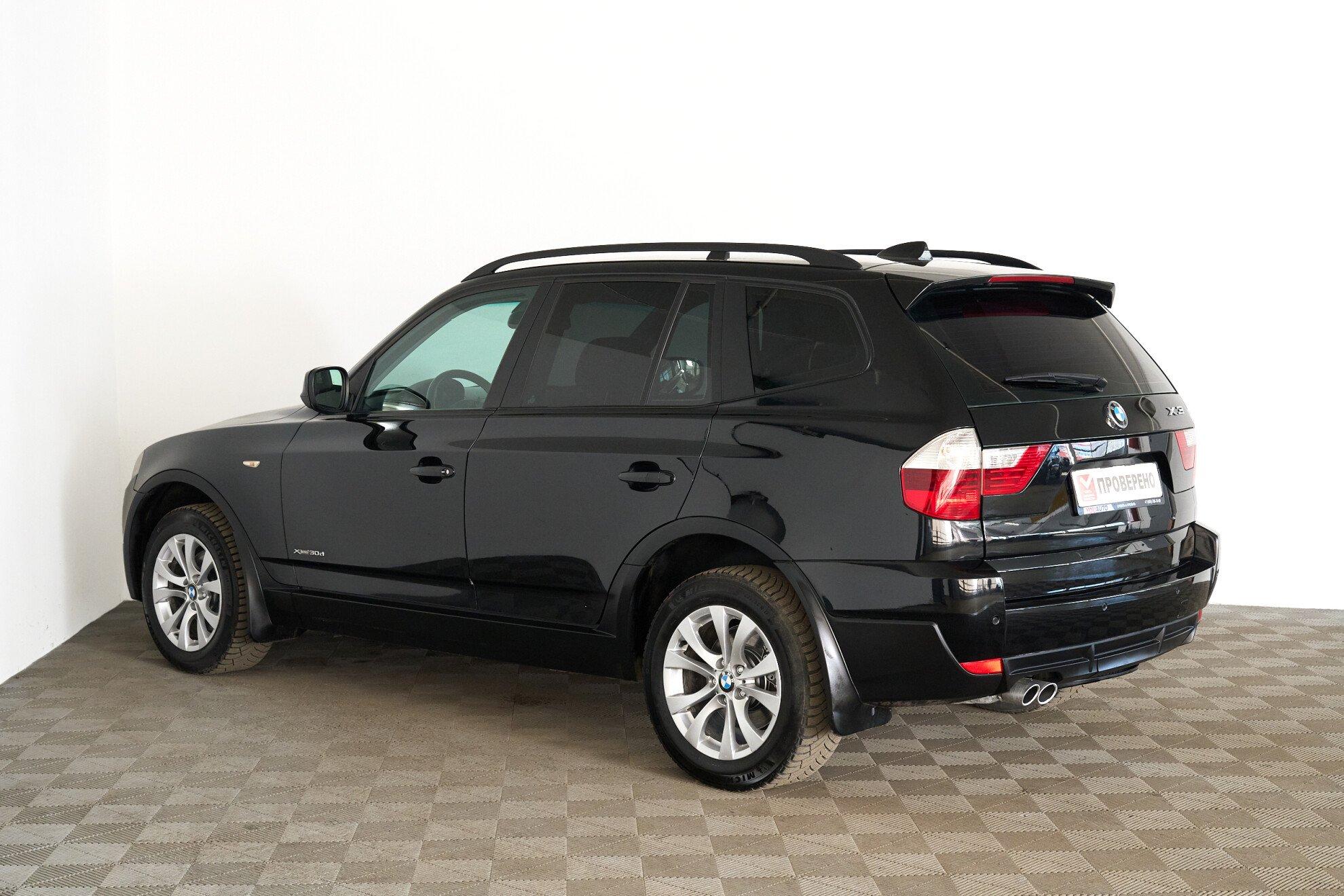 BMW X3 2010, черный