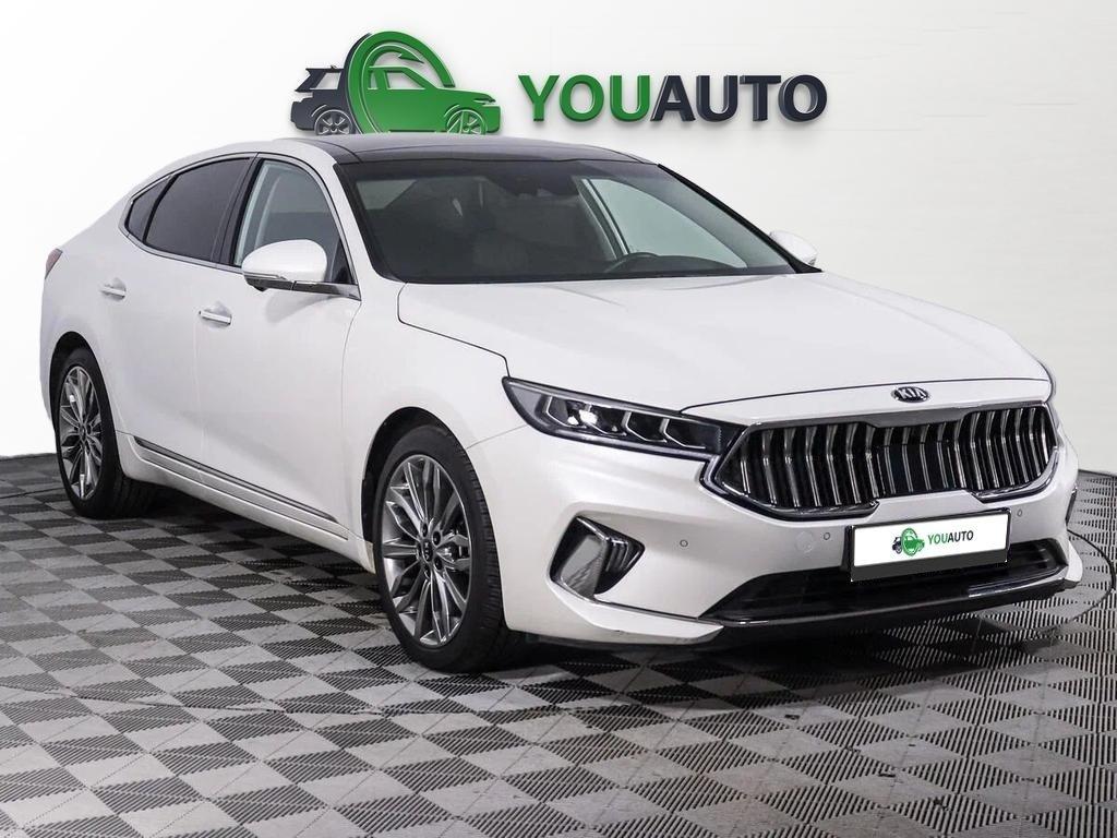 Kia K7 2019, белый