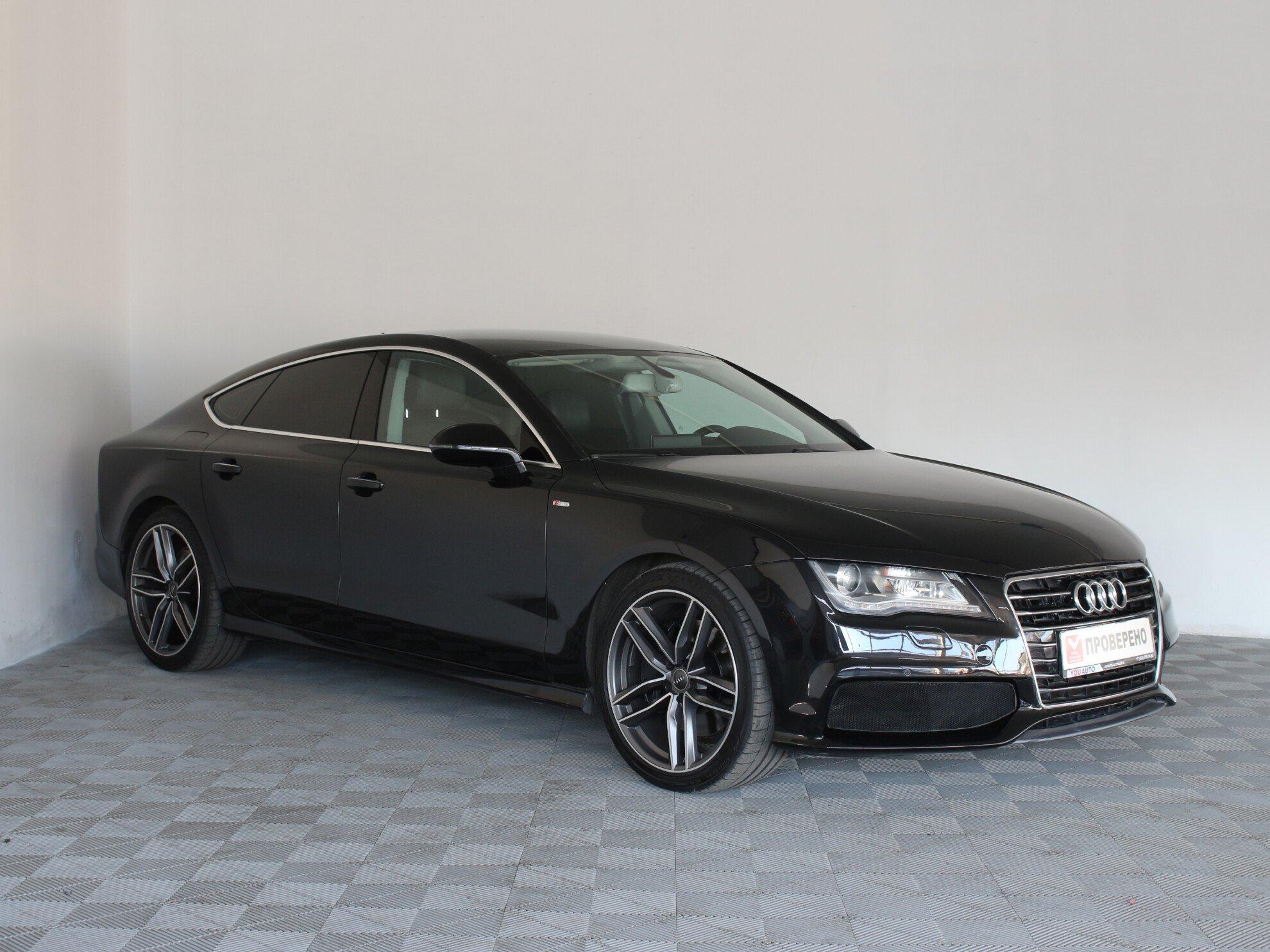 Audi A7 2012, черный
