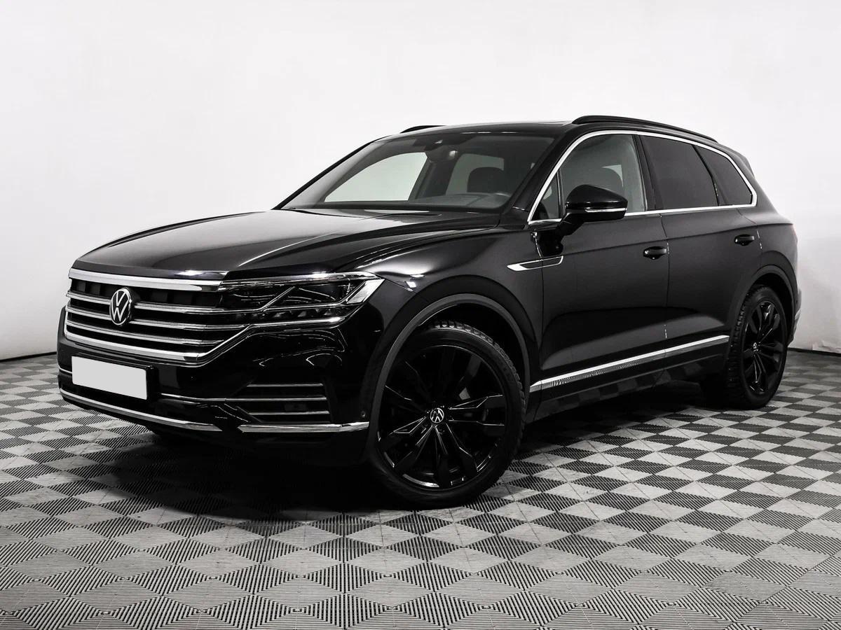 Volkswagen Touareg 2023, черный