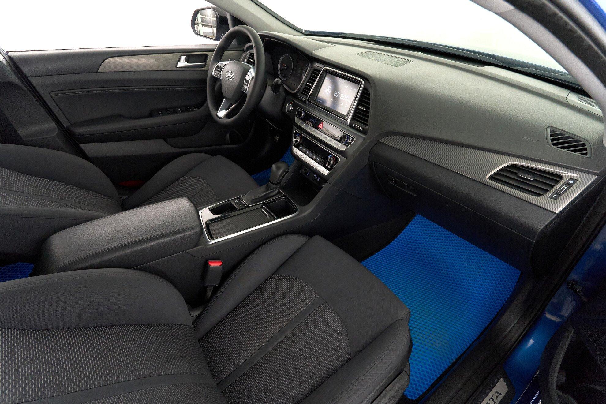 Hyundai Sonata 2017, голубой