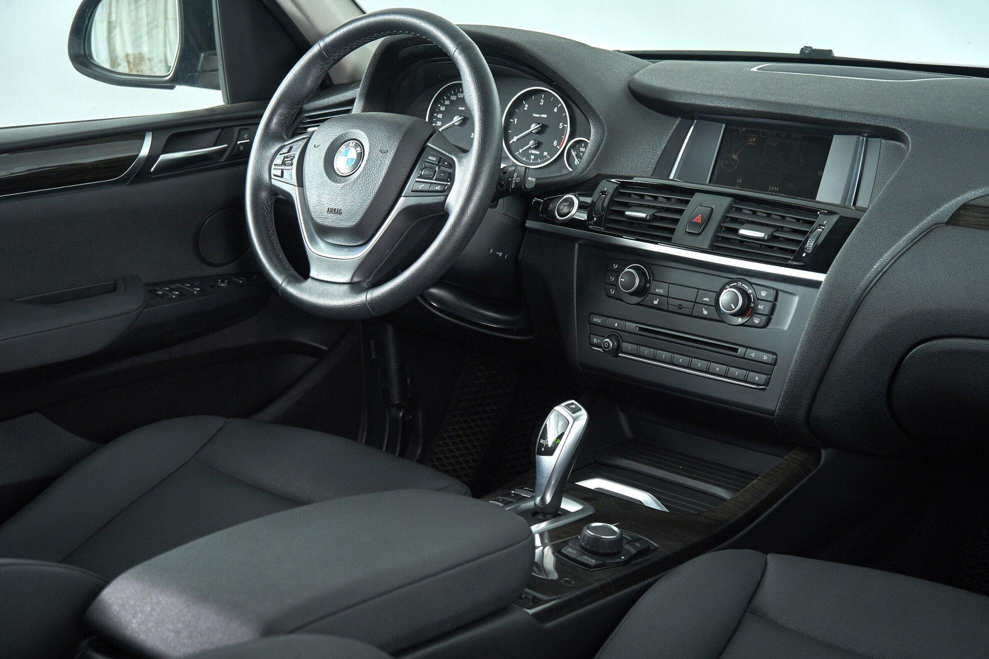 BMW X3 2016, синий