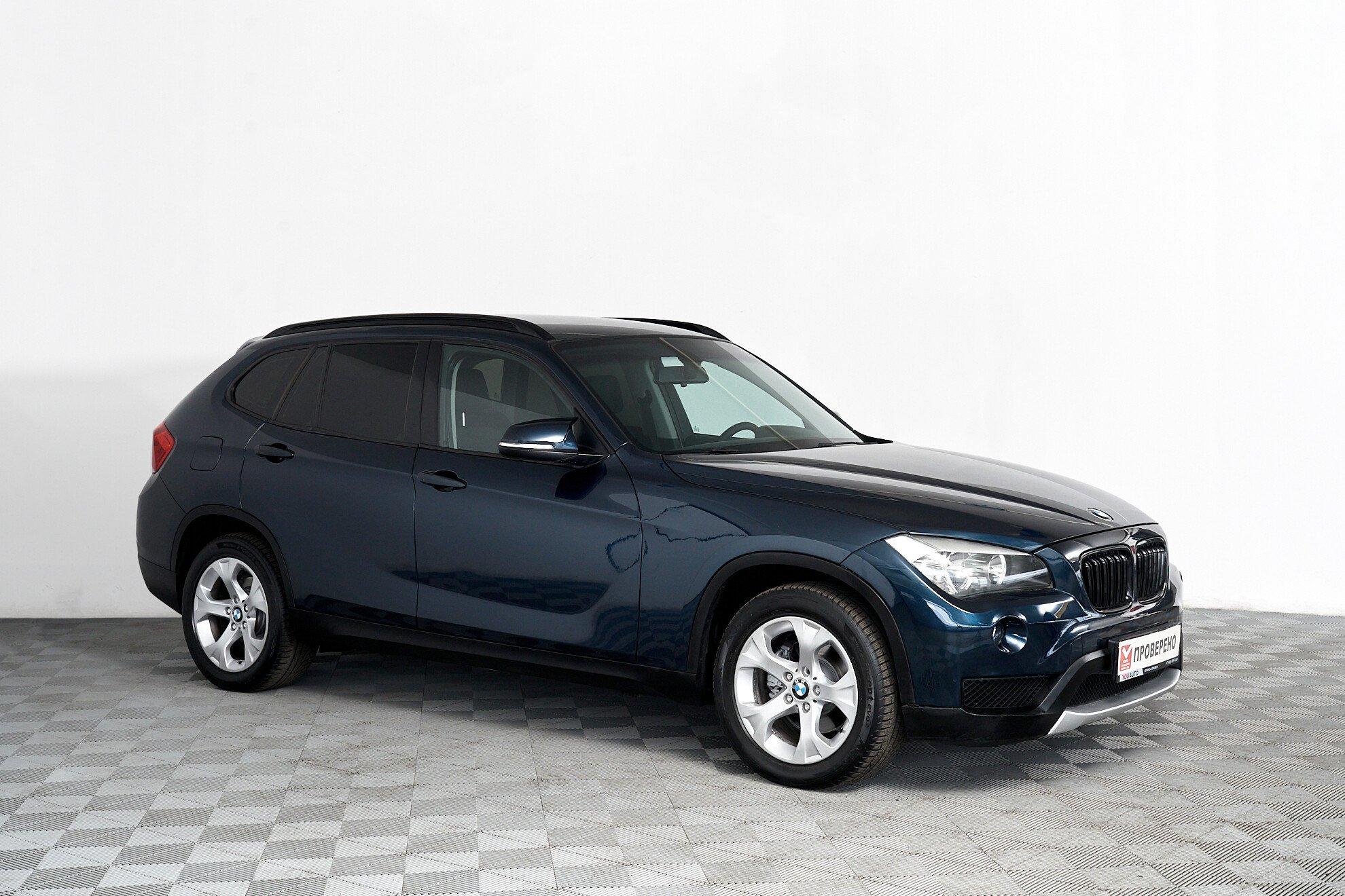 BMW X1 2014, синий