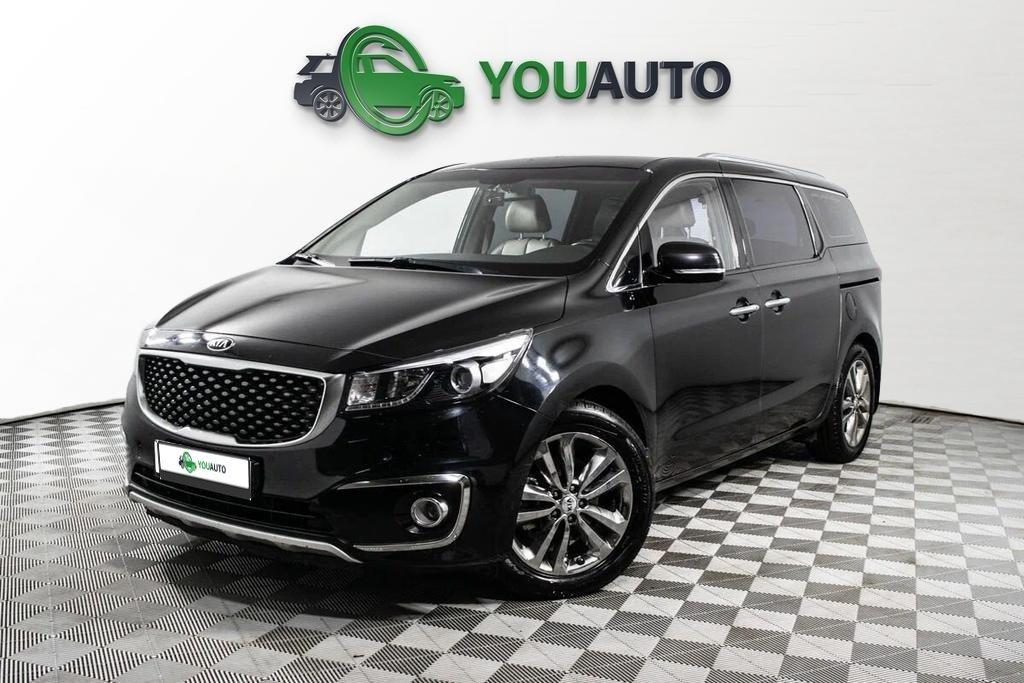 Kia Carnival 2015, черный