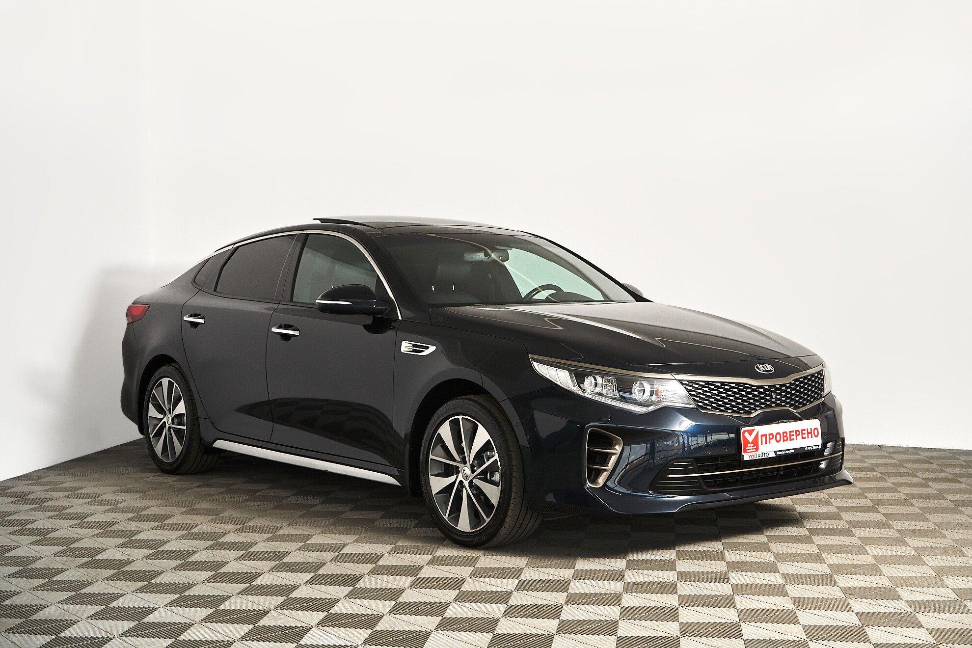 Kia Optima 2018, синий