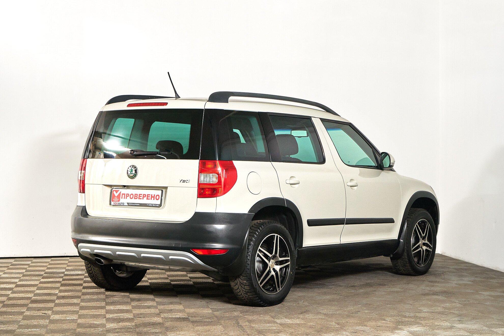 Skoda Yeti 2014, белый
