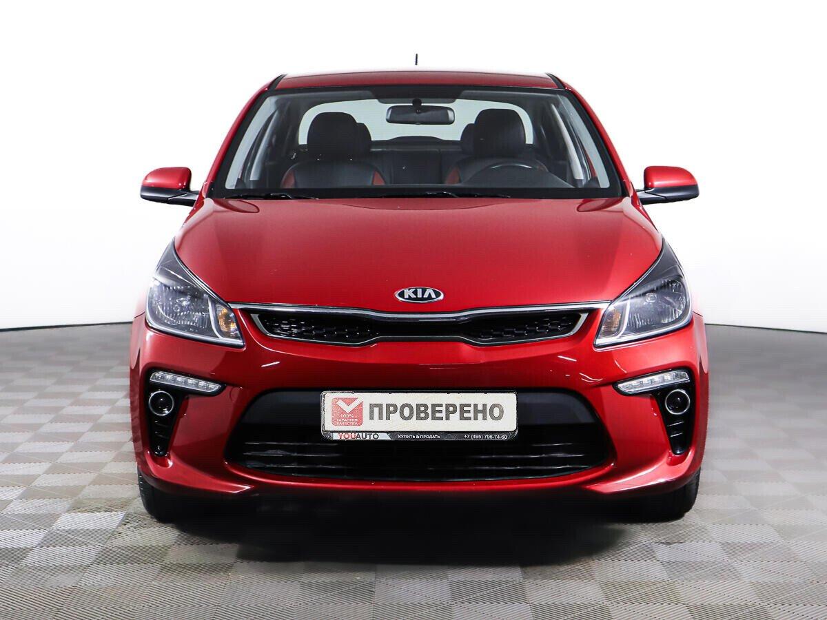 Kia Rio 2020, красный