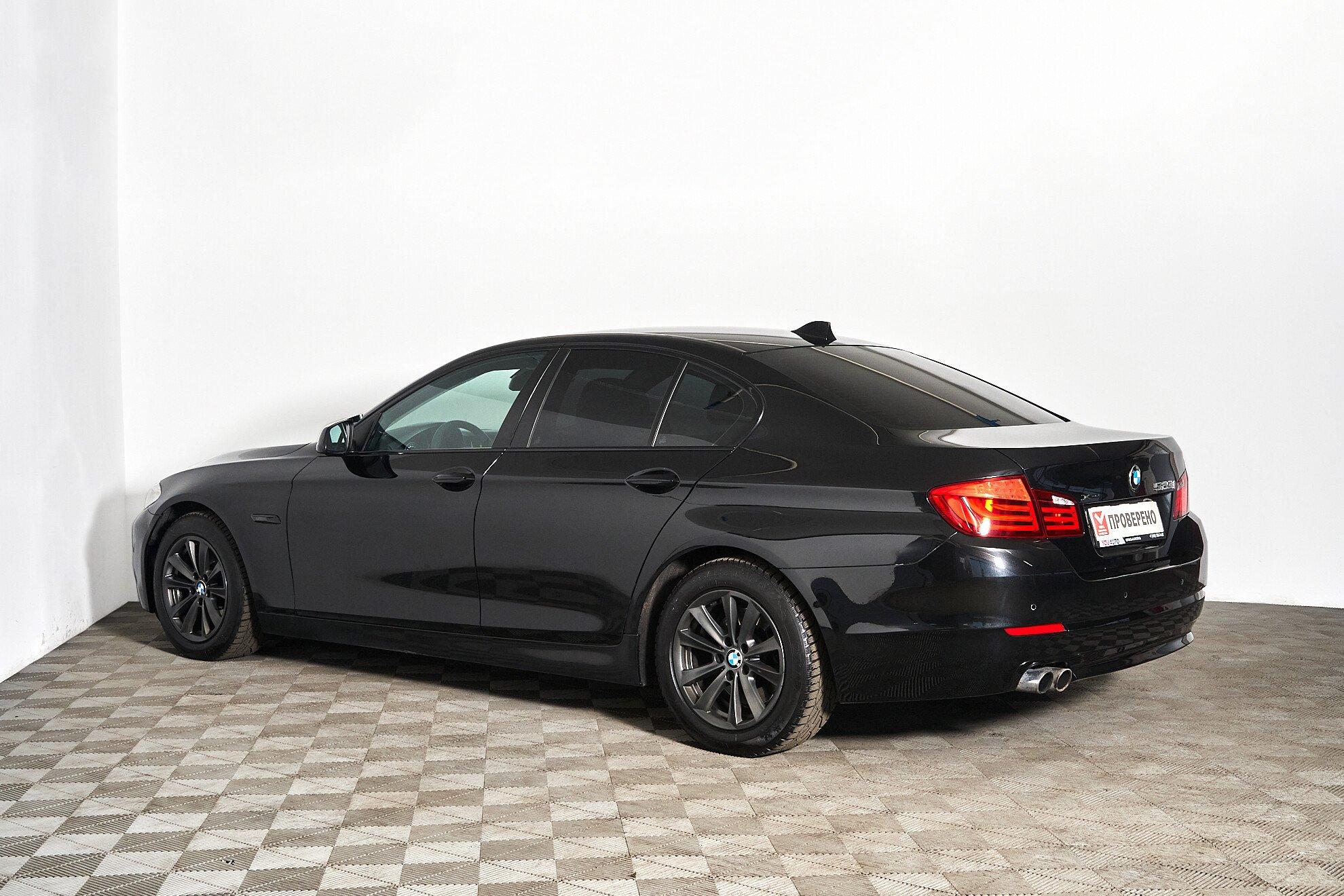 BMW 5 серии 2012, черный