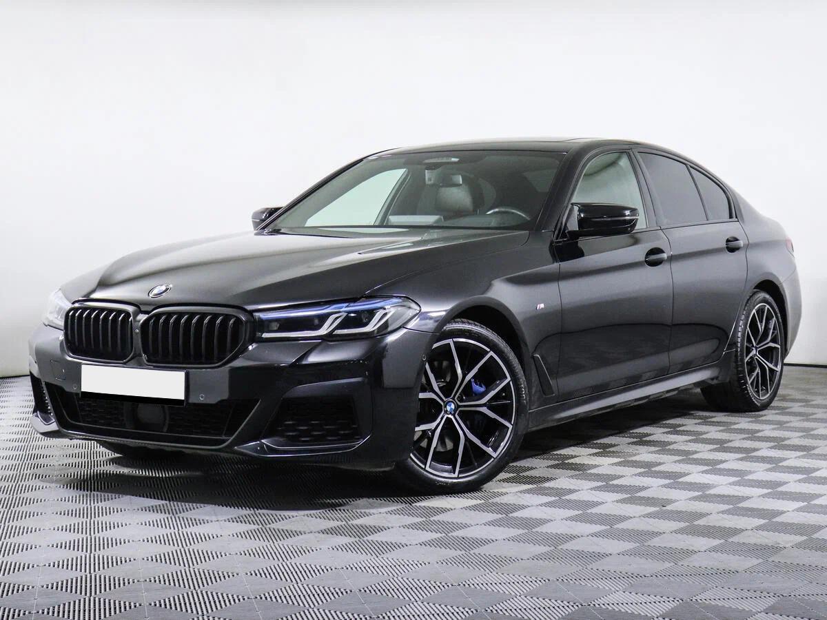 BMW 5 серии 2021, черный