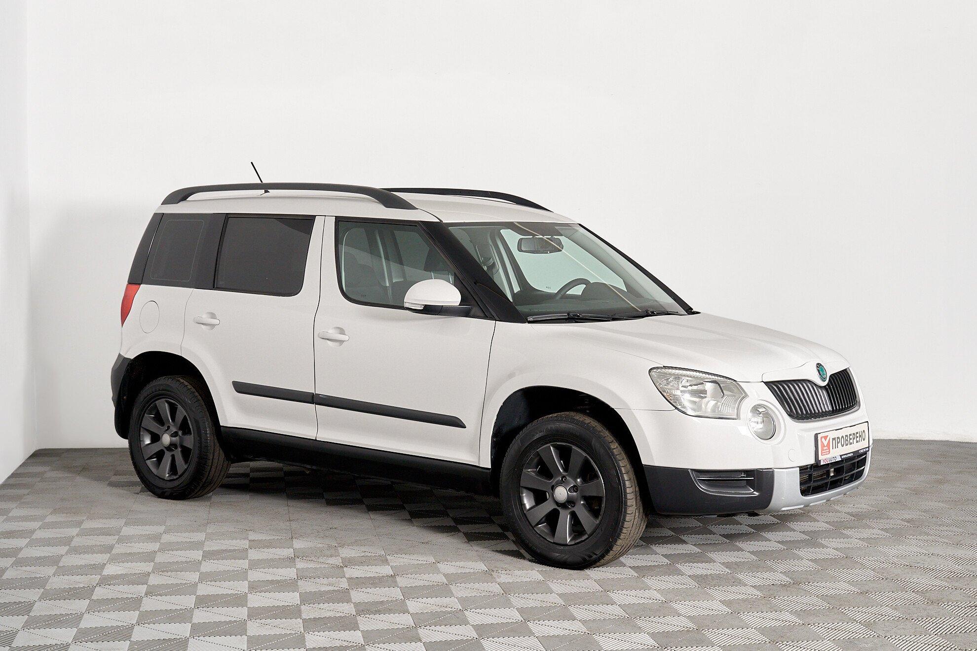 Skoda Yeti 2013, белый