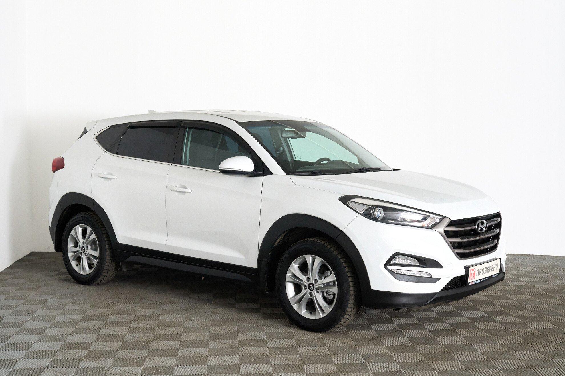 Hyundai Tucson 2017, белый