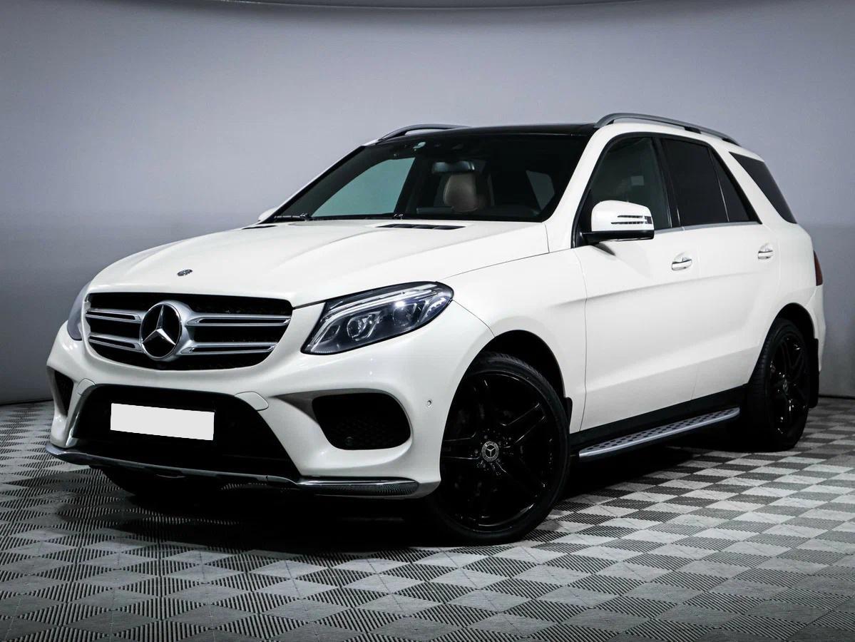 Mercedes-Benz GLE 2015, белый