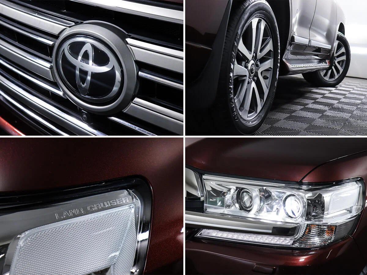 Toyota Land Cruiser 2018, красный