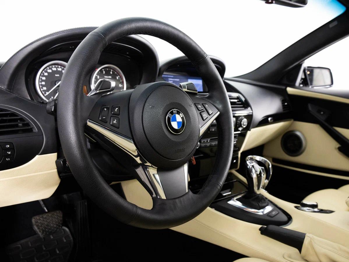 BMW 6 серии 2009, белый