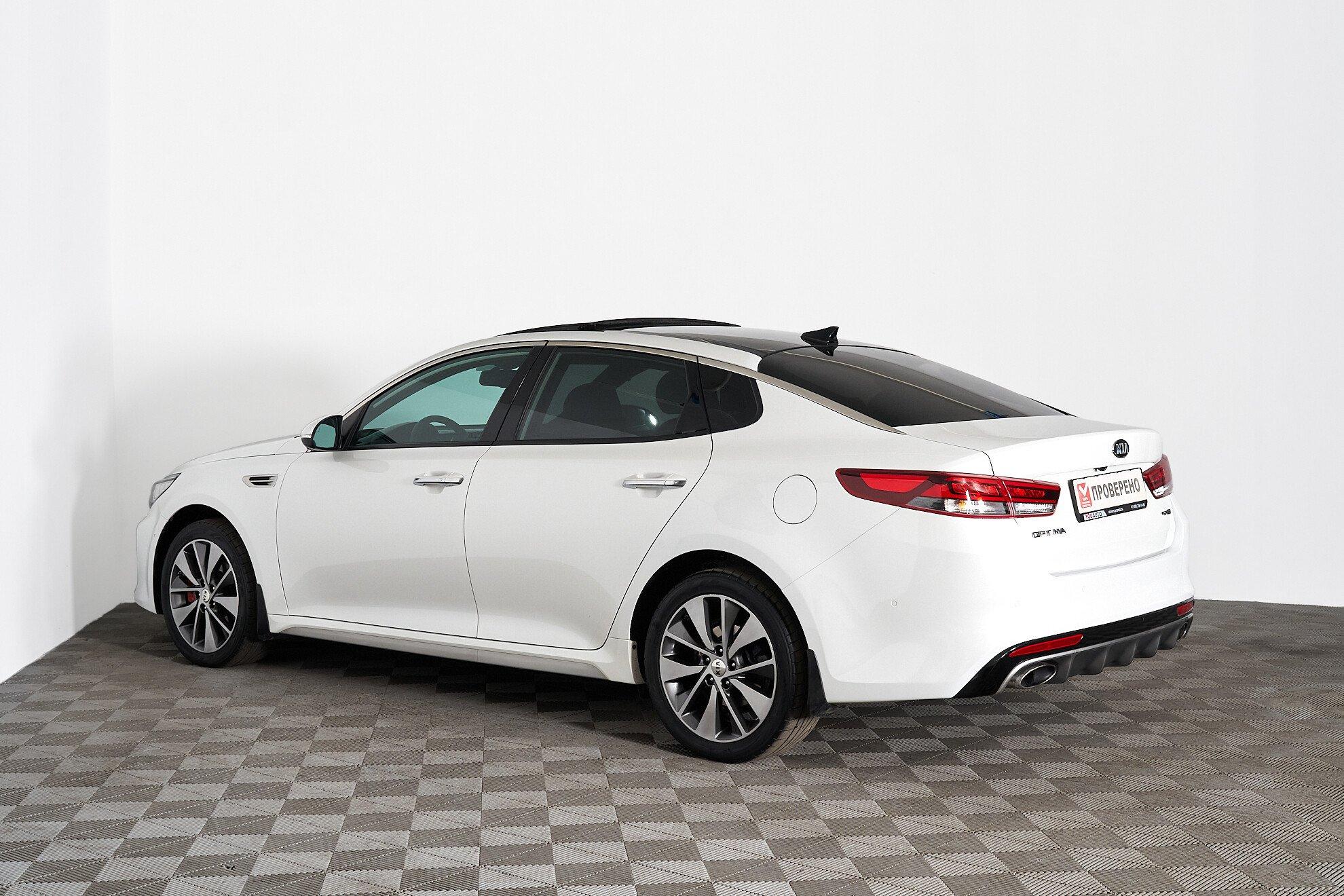 Kia Optima 2017, белый