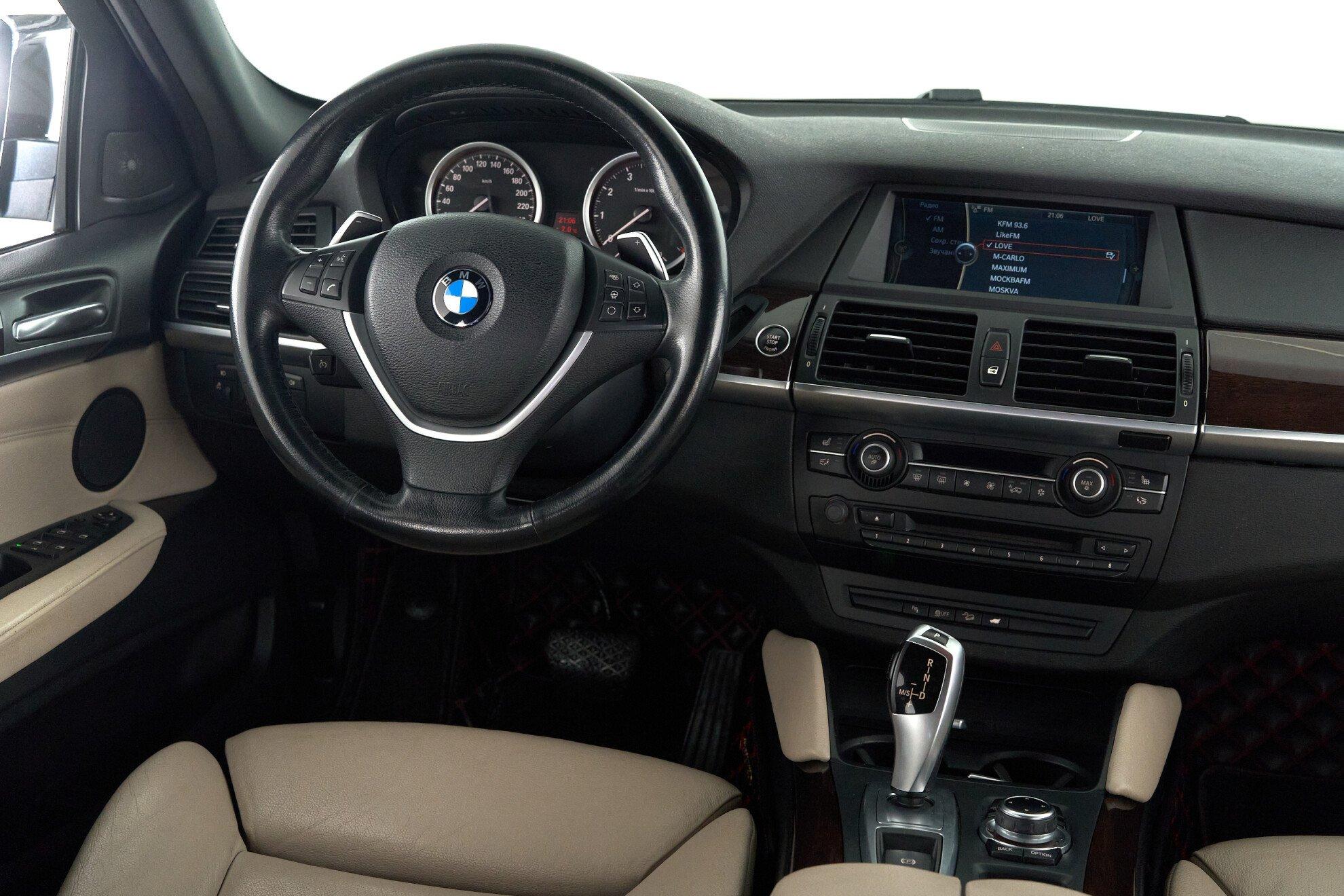 BMW X6 2012, синий