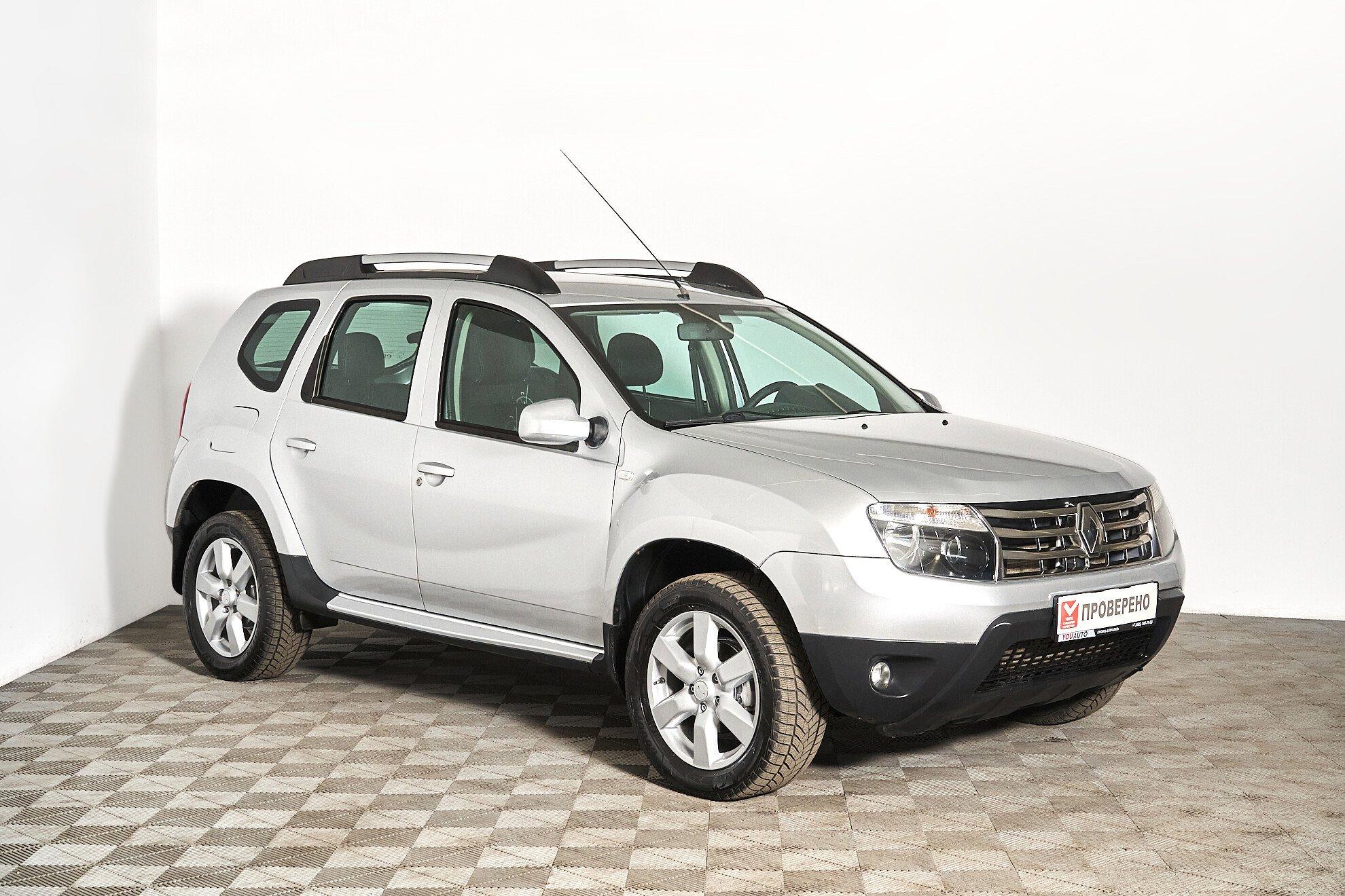 Renault Duster 2014, серебряный
